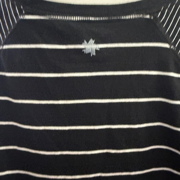 Women’s TEK GEAR DryTek Long Sleeve Black White Relaxed Fit XL - Picture 7 of 7